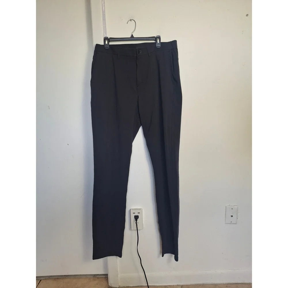 Public Rec Workday Pant Mens 36x36 Black Slim Tapered Stretch Chino Trousers